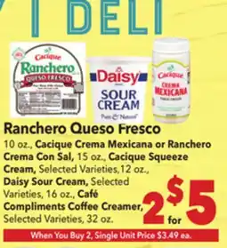 Vallarta Supermarkets Ranchero Queso Fresco offer