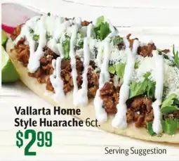 Vallarta Supermarkets Vallarta Home Style Huarache offer