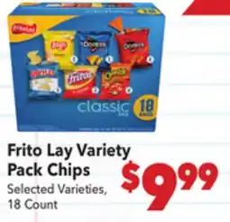 Vallarta Supermarkets Frito Lay Variety Pack Chips offer