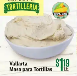 Vallarta Supermarkets Vallarta Masa para Tortillas offer