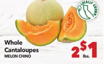 Vallarta Supermarkets Whole Cantaloupes / MELON CHINO offer