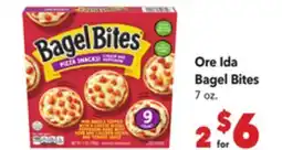 Vallarta Supermarkets Ore Ida Bagel Bites offer
