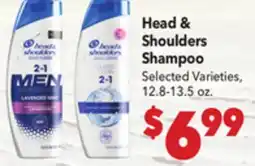 Vallarta Supermarkets Head & Shoulders Shampoo offer