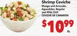 Vallarta Supermarkets Shrimp Ceviche / CEVICHE DE CAMARON offer