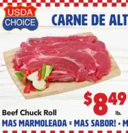 Vallarta Supermarkets Beef Chuck Roll offer
