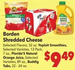 Vallarta Supermarkets Borden Shredded Cheese offer