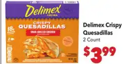 Vallarta Supermarkets Delimex Crispy Quesadillas offer