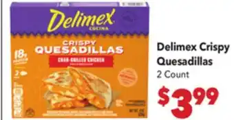 Vallarta Supermarkets Delimex Crispy Quesadillas offer