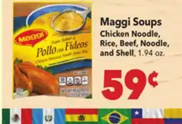 Vallarta Supermarkets Maggi Soups offer
