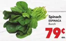 Vallarta Supermarkets Spinach/ESPINACA offer