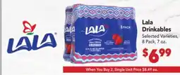 Vallarta Supermarkets Lala Drinkables offer