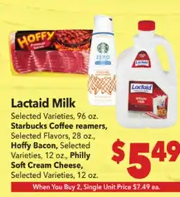 Vallarta Supermarkets Lactaid Milk offer
