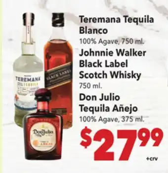 Vallarta Supermarkets Teremana Tequila Blanco offer
