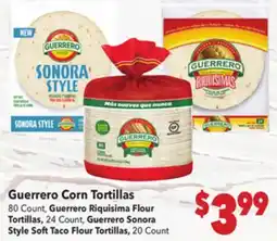 Vallarta Supermarkets Guerrero Corn Tortillas offer