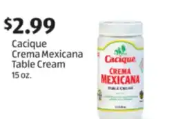Aldi Cacique Crema Mexicana Table Cream offer