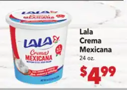 Vallarta Supermarkets Lala Crema Mexicana offer