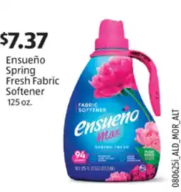 Aldi Ensueño Spring Fresh Fabric Softener offer