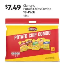 Aldi Clancy's Potato Chips Combo 18-Pack offer