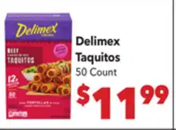 Vallarta Supermarkets Delimex Taquitos offer