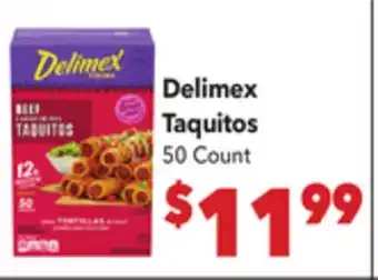 Vallarta Supermarkets Delimex Taquitos offer