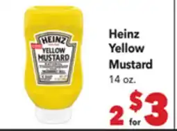 Vallarta Supermarkets Heinz Yellow Mustard offer