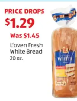 Aldi L'oven Fresh White Bread offer