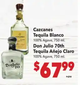 Vallarta Supermarkets Cazcanes Tequila Blanco offer