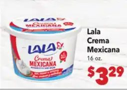 Vallarta Supermarkets Lala Crema Mexicana offer