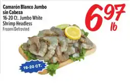 El Super Fresh Jumbo White Shrimp Headless offer