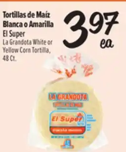 El Super Fresh White or Yellow Corn Tortilla offer