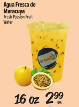 El Super Fresh Fresh Passion Fruit Water offer