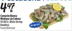 El Super Fresh 51-60Ct. White Shrimp Headless offer