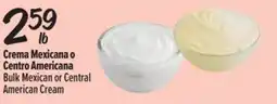 El Super Fresh Bulk Mexican or Central American Cream offer