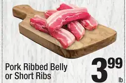 Super King Markets Pork Ribbed Belly or Short Ribs offer