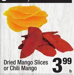 Super King Markets Dried Mango Slices or Chili Mango offer