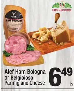 Super King Markets Alef Ham Bologna or Belgioioso Parmigiano Cheese offer