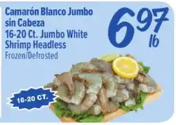 El Super Jumbo White Shrimp Headless offer