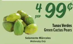 El Super Green Cactus Pears offer