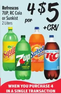 El Super 7UP, RC Cola or Sunkist offer