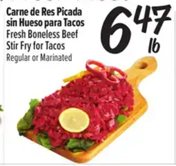 El Super Fresh Boneless Beef Stir Fry for Tacos offer