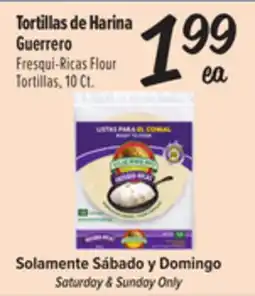 El Super Fresqui-Ricas Flour Tortillas offer