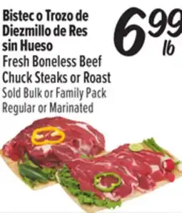 El Super Fresh Boneless Beef Chuck Steaks or Roast offer