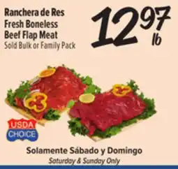 El Super Fresh Boneless Beef Flap Meat offer