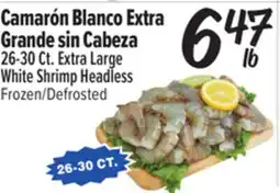 El Super 26-30Ct. Extra Large White Shrimp offer