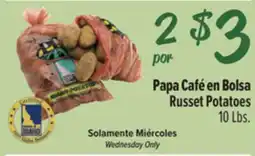 El Super Russet Potatoes offer