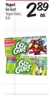 El Super Go-Gurt Yogurt Tubes offer