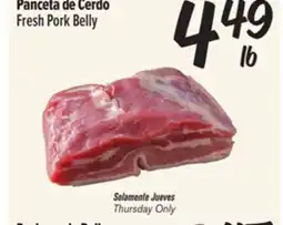 El Super Fresh Pork Belly offer