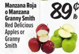 El Super Red Delicious Apples or Granny Smith offer