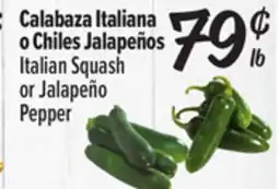 El Super Italian Squash or Jalapeño Pepper offer