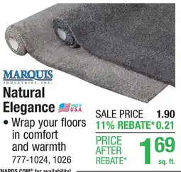 Menards Natural Elegance offer